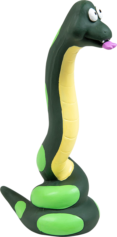 AB LATEX TOY Slang Zwart-27cm