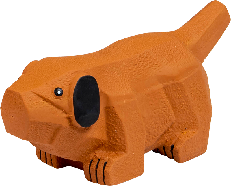 AB LATEX TOY Hund Braun-18,5cm