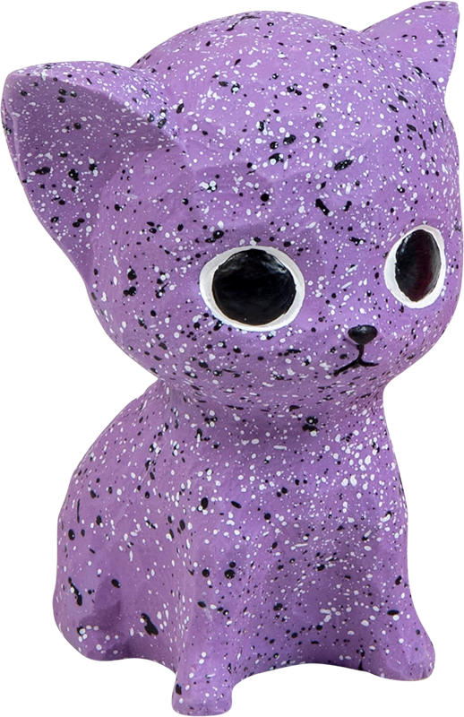 [AB50521] AB LATEX TOY Chat Violet-12cm