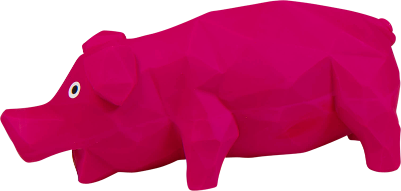 AB LATEX TOY Cochon Rose-19cm