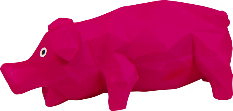 AB LATEX TOY Pig Pink-19cm