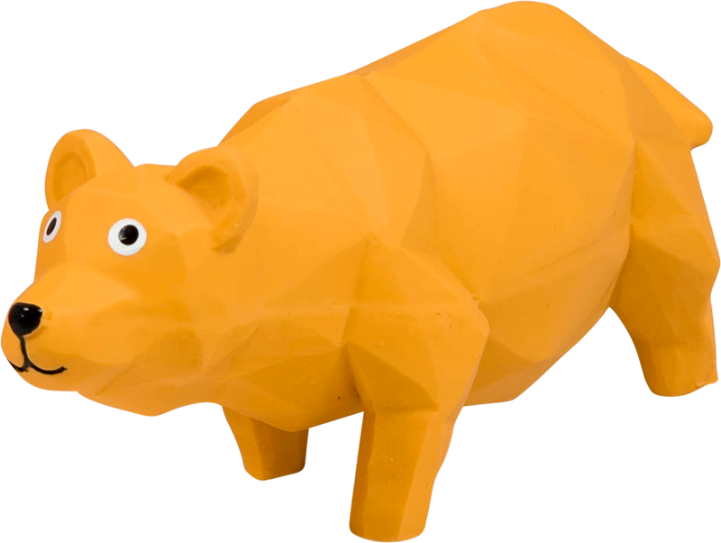 AB LATEX TOY Bär Gelb-19cm