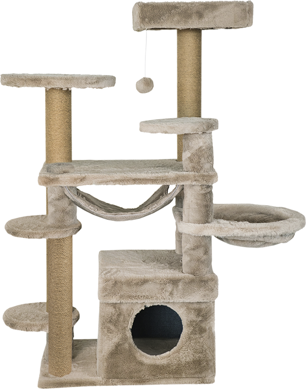 [AB59014] AB CAT TREE Athena Beige-108x65x129cm