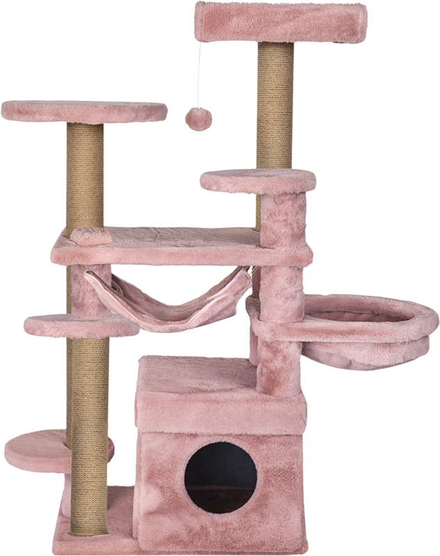 AB CAT TREE Athena Rosa-108x65x129cm