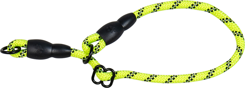 AB SAFETY Collier martingale Jaune-8mmx30-40cm