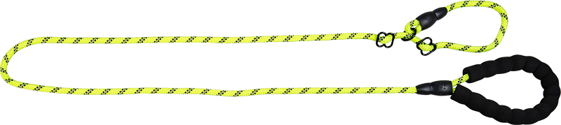 AB SAFETY Slip leash with EVA handle Yellow-8mmx150cm