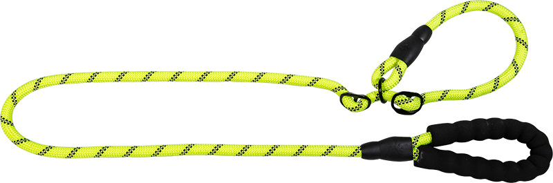 AB SAFETY Slip leash with EVA handle Yellow-12mmx1,5m