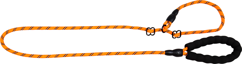 AB SAFETY Slip leash with EVA handle Orange-8mmx1,5m