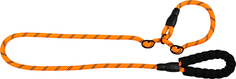 AB SAFETY Slip leash with EVA handle Orange-12mmx1,5m