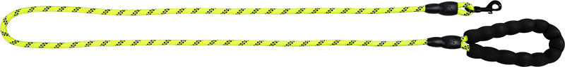 AB SAFETY Laisse avec poignée EVA Jaune-8mmx150cm