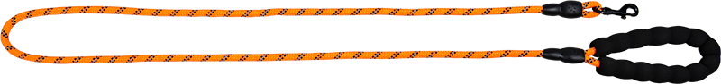 AB SAFETY Laisse avec poignée EVA Orange-8mmx150cm