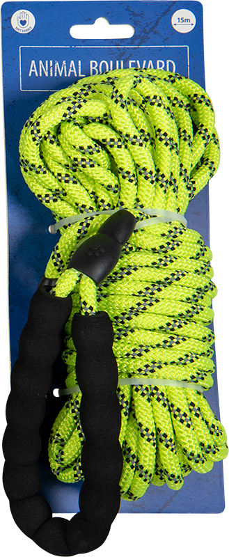 AB SAFETY Schleppleine mit EVA-Griff Gelbe-8mmx15m