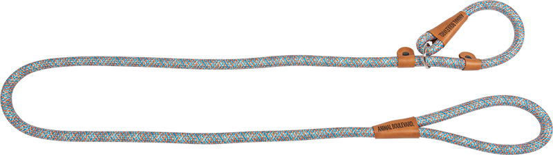 AB SCHOOL LEASH Blauw/Oranje/Wit-15mmx180cm