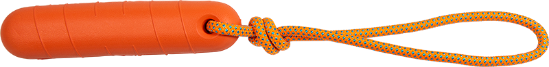 AB EVA TOY Stick met touw Oranje-52,5cm