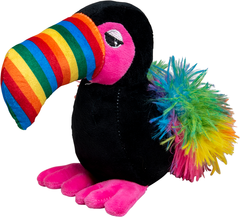 AB PLUSH TOY Tukan Schwarz-17cm