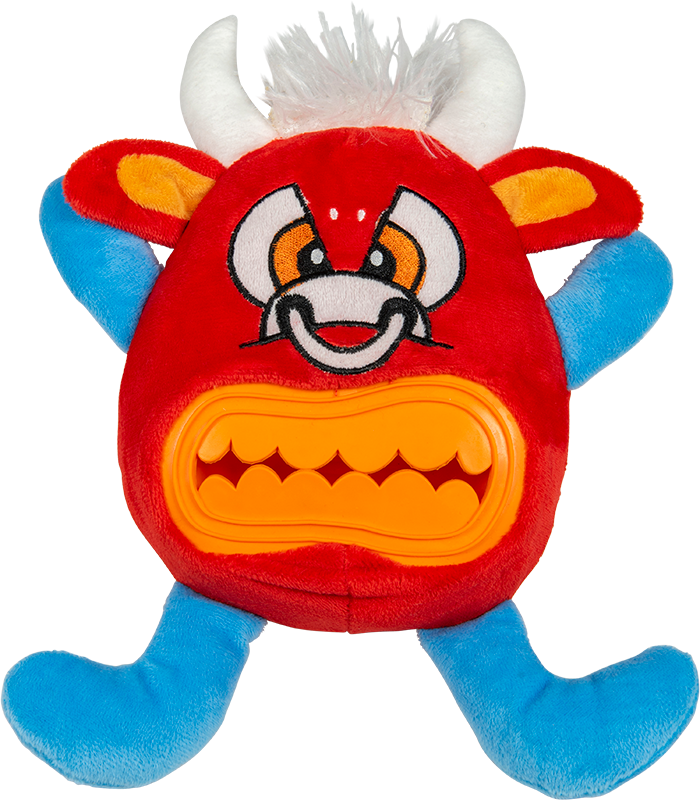 AB TREAT TOY Pluche met TPR Rood-23cm