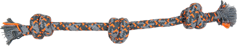 AB ROPE TOY 3 Knoten Beige-70g 37cm