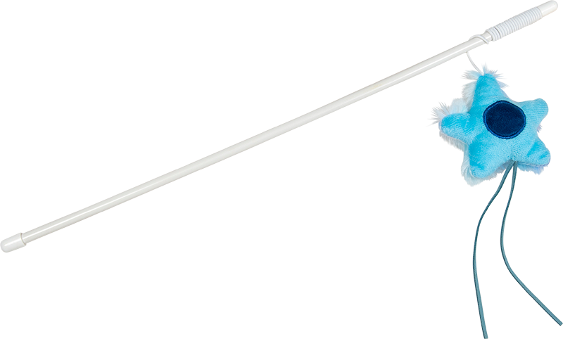AB CAT TEASER Bloem Blauw-46cm