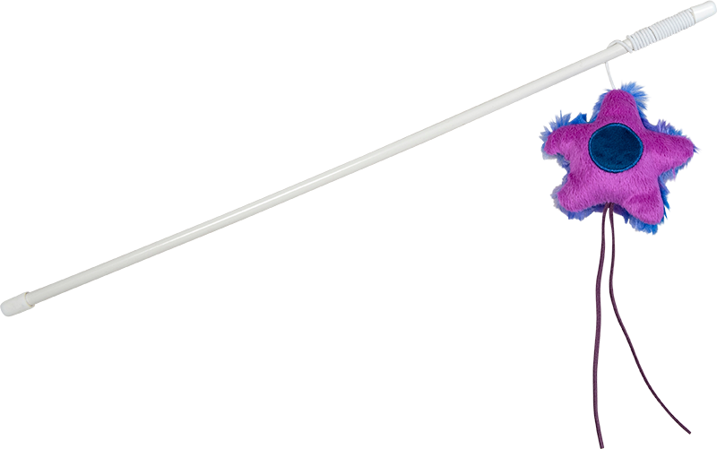 [AB51807] AB CAT TEASER Bloem Violet-46cm