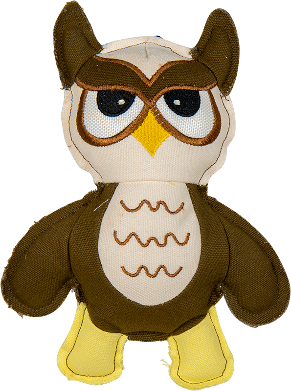 AB CANVAS TOY Hibou-22cm