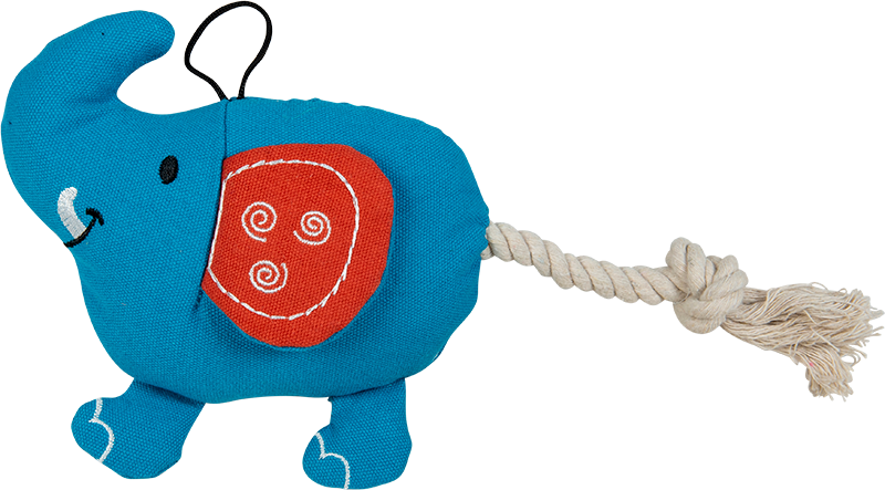 [AB50318] AB CANVAS TOY Elephant-18cm