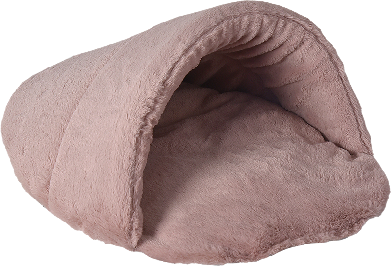 AB Höhle Plüsch Rosa-S 60x45x28cm