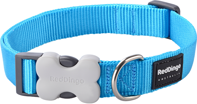 [DC-ZZ-TQ-25] RD Halsband Turquoise-L 25mmx41-63cm
