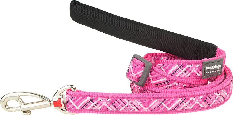 RD Leash Flanno Pink-XS 12mmx1,8m