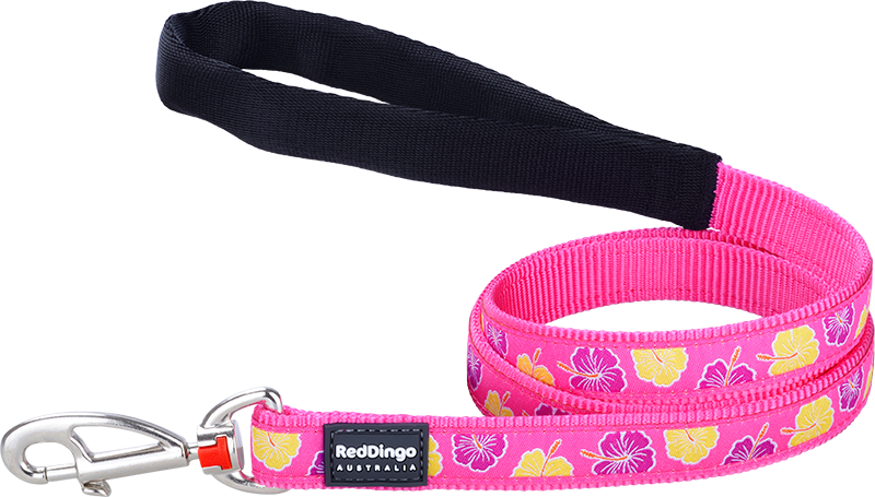 RD Leash Hibiscus Pink-XS 12mmx1,8m