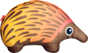 [DF-EC-BR-NS] RD Durables Echidna Orange-23,5cm
