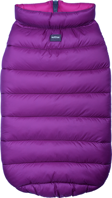 RD  Puffer Jacket Pruim/Roze-65cm