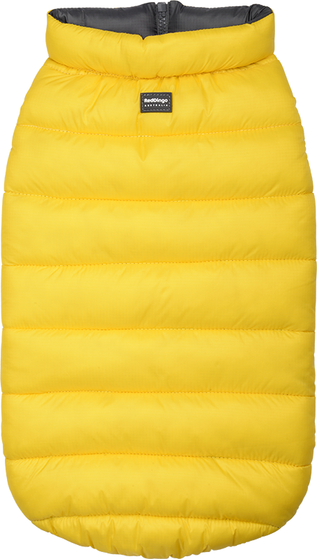 RD  Puffer Jacket Geel/Grijs-55cm