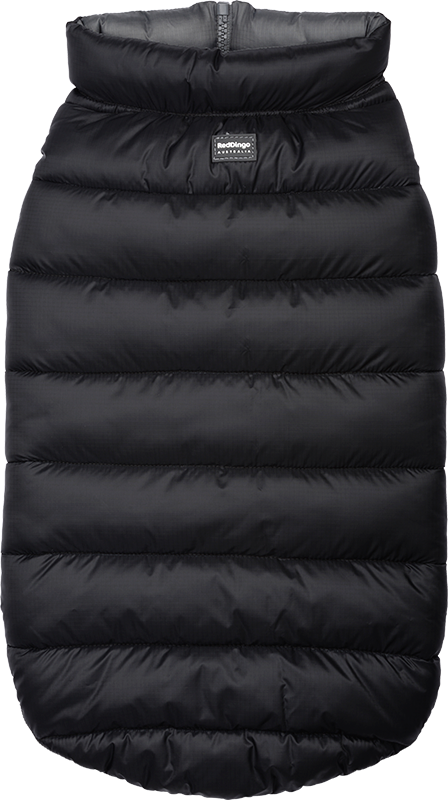 [PJ-PM-BB-30] RD  Puffer Jacket Zwart/Grijs-30cm