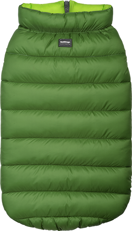 RD  Puffer Jacket Groen/Limoen-45cm