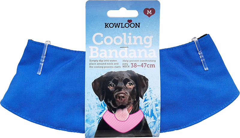 KOWLOON Cooling Bandana Blau-M