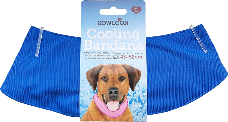 [3950274] KOWLOON Cooling Bandana Blau-L