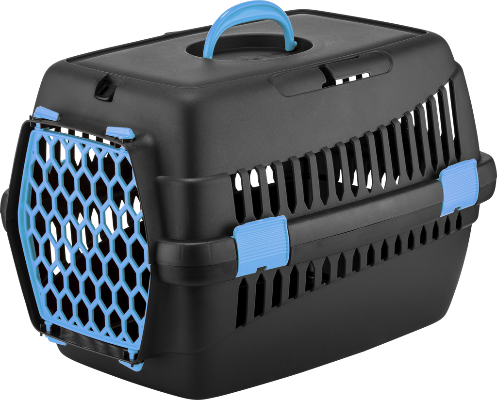 AB  Budget Draagtas Zwart/Blauw-52x33x32cm