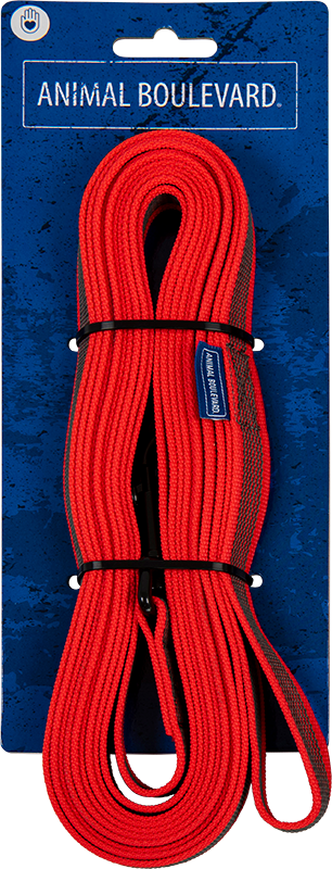 AB GRIP Laisse à Pister Rouge-20mmx6m 