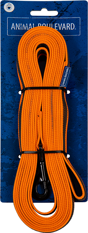 AB GRIP Laisse à Pister Orange-20mmx6m 