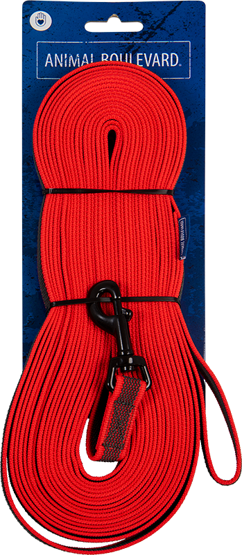 AB GRIP Tracking Leash Red-20mmx12m 