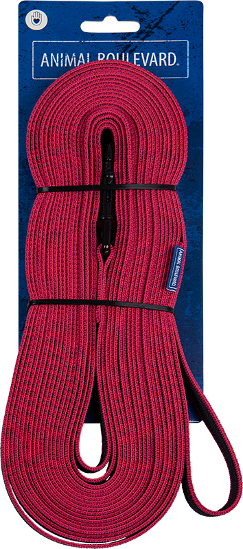AB GRIP Laisse à Pister Fuchsia-20mmx12m 