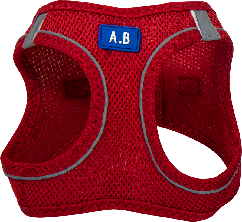 AB  Air-Mesh Komfort Geschirr Rot-XXXS 1,5-3kg