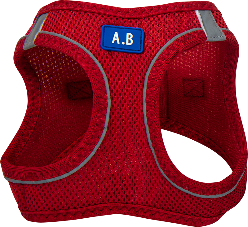 [AB32231] AB  Air-Mesh Komfort Geschirr Rot-S 4-7kg