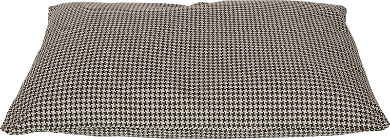 AB  Cushion Pied-de-poule Grey-L 91x67x12cm