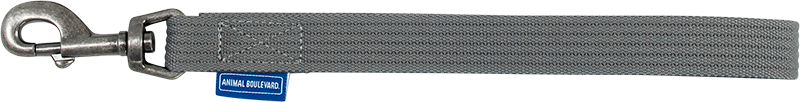 [AB30634] AB CANVAS Laisse Courte/Ceinture de Sécurité Gris-25mmx35cm