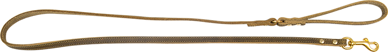 AB POSH LEATHER Leiband Olijf-10mmx120cm