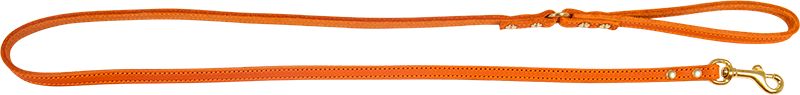 AB POSH LEATHER Leash Orange-10mmx120cm
