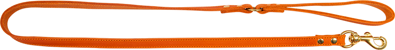 AB POSH LEATHER Laisse Orange-16mmx120cm