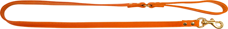 [AB31029] AB POSH LEATHER Laisse Orange-16mmx120cm