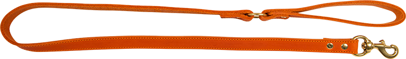 AB POSH LEATHER Leash Orange-20mmx120cm